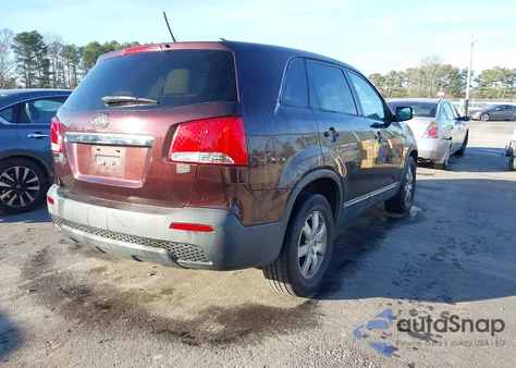 2012 Kia Sorento Lx из США, поврежденный, VIN 5XYKT4A12CG226652